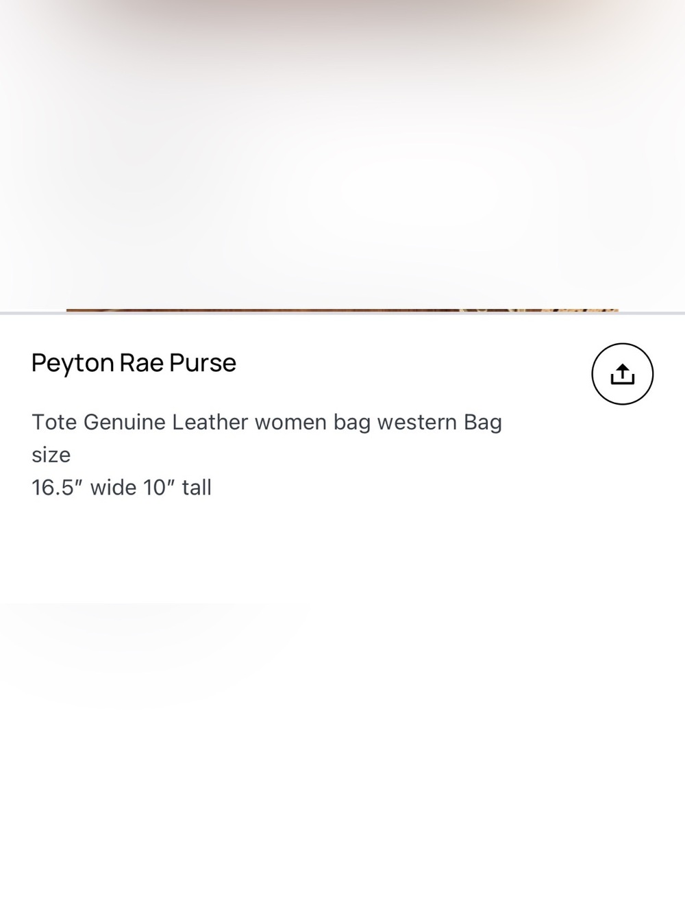 Peyton Rae Purse - Picture 3 of 3